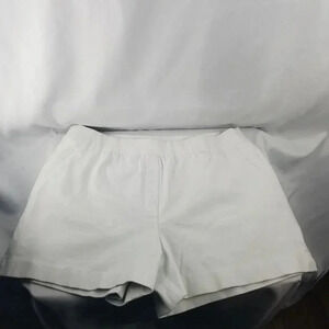 Spanx Women's White Stretch Waist Golf Shorts  Sz XL
